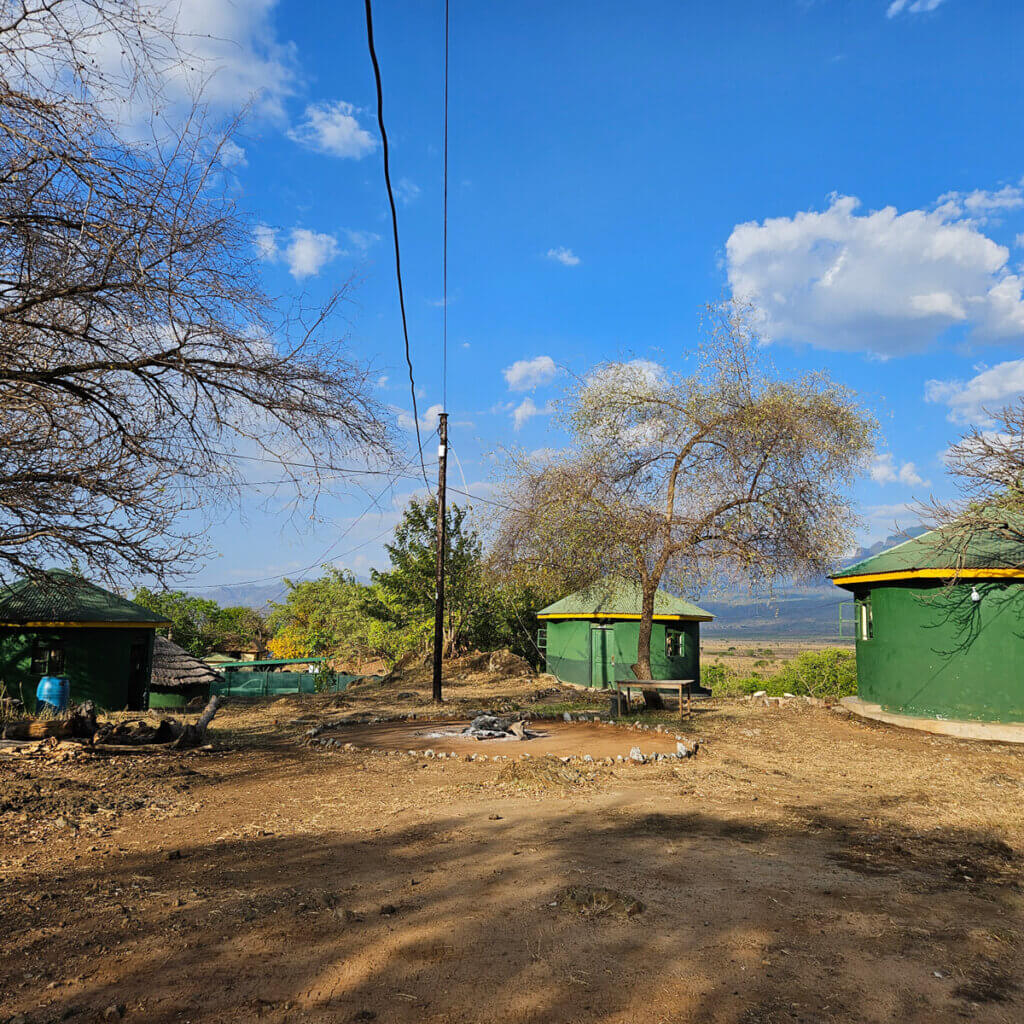 12 Day Kenya and Uganda Safari: Masai Mara & Karamoja The UWA Bandas at the Ugana Wildlife Authority Office in Pian Upe Wildlife Reserve